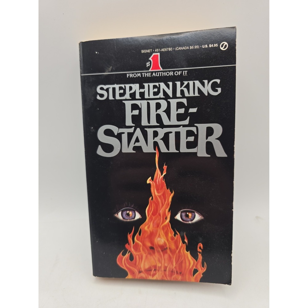 Firestarter Stephen King Paperback Book First Signet Edition 1981